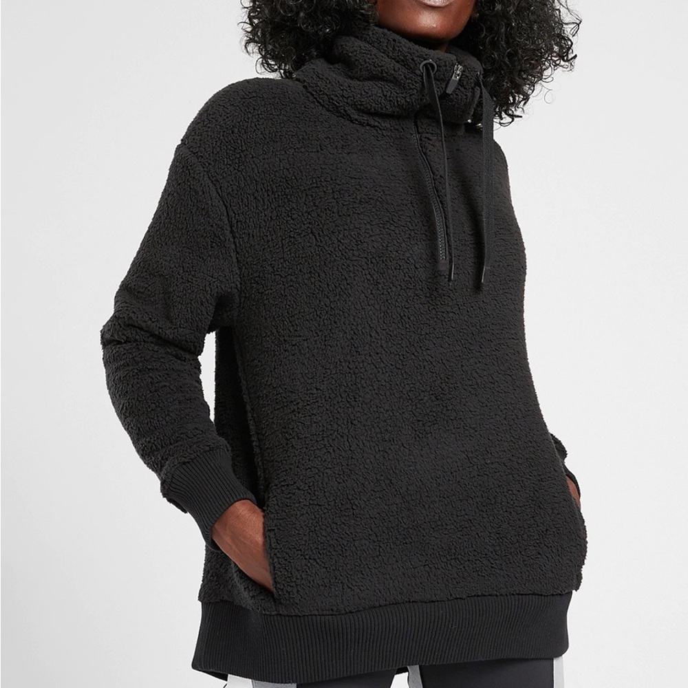 Athleta Talus sherpa half zip